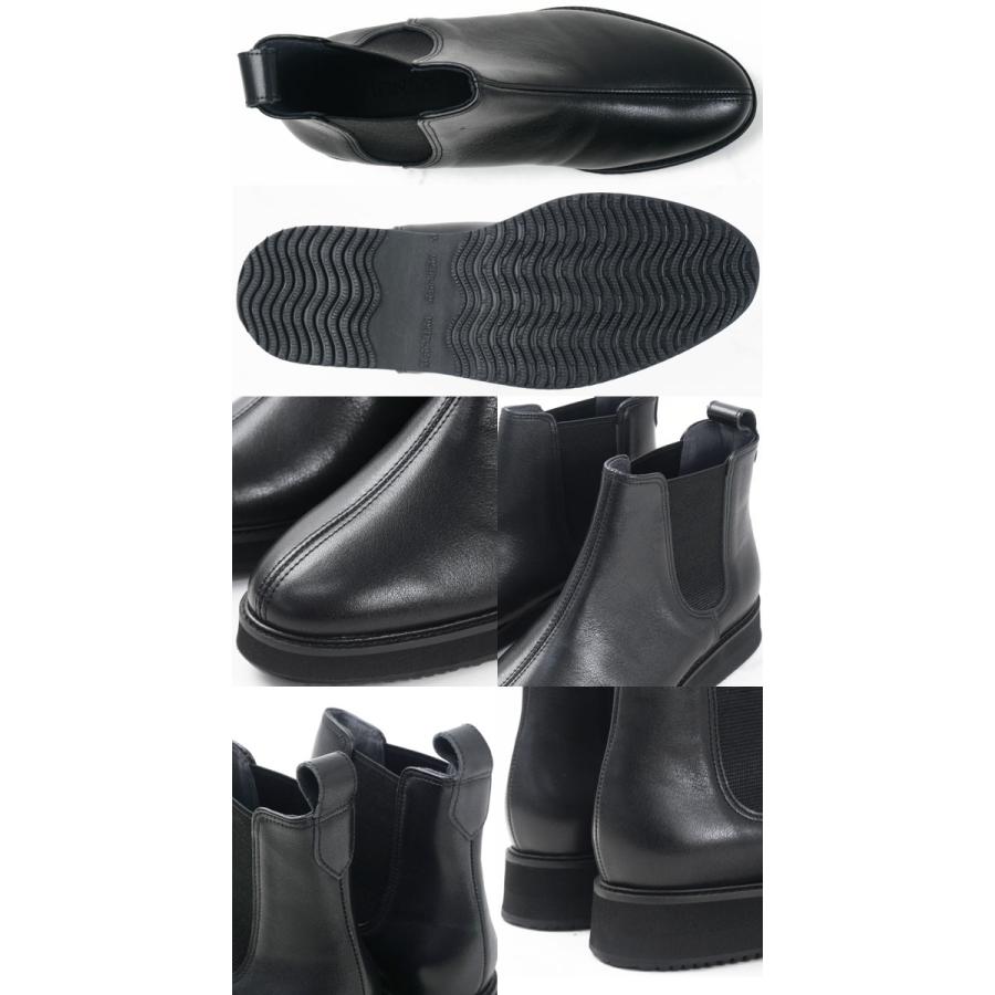 送料無料 サイドゴアブーツ ショートブーツ レディース FW 秋冬 新作 秋新作 冬新作 人気 流行 定番 2024 SP-1819 スピングル ローヒール 吸湿発熱 アンクル丈 カジュアルシューズ 日本製 ショート丈 メイドインジャパン ブラック 黒 靴 SPINGLE（スピングル） サイドゴアブーツ レディース ショートブーツ