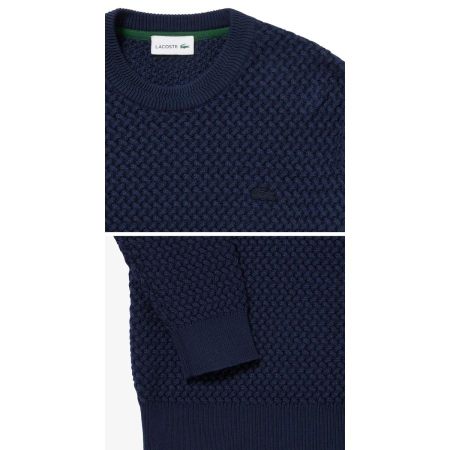 LACOSTE（ラコステ） トップス メンズ バスケットニットクルーネック