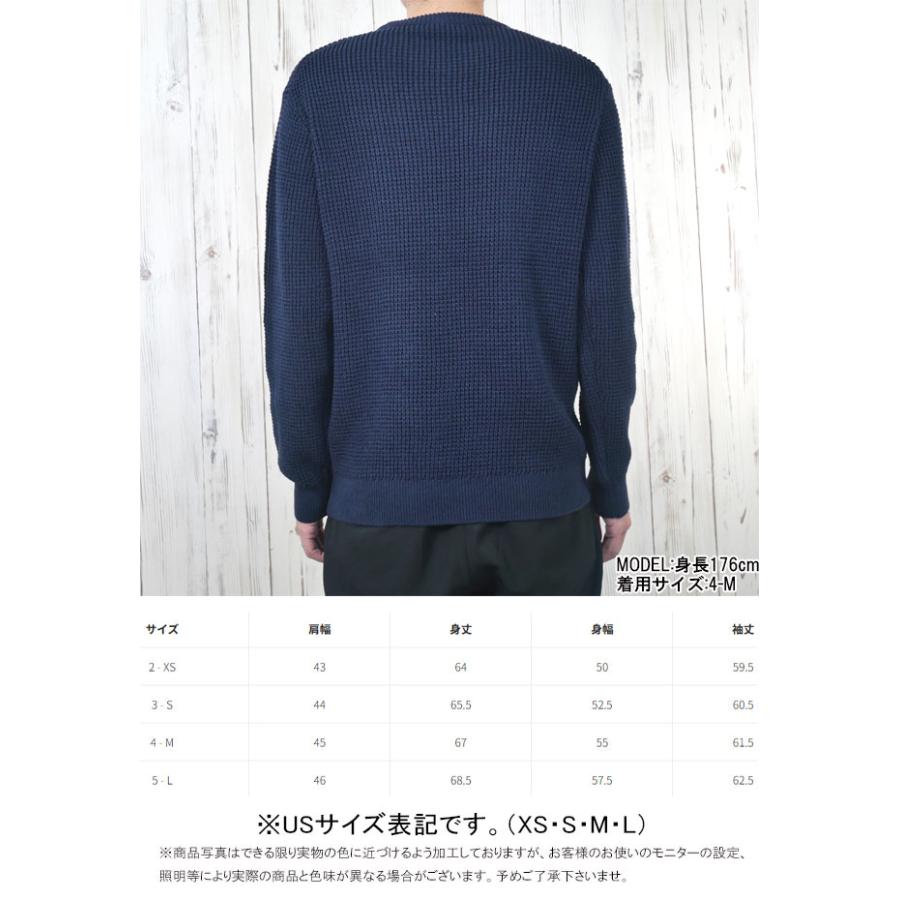 ラコステ トップス メンズ ワッフルニットセーター 長袖 アパレル ワンポイント クルーネック リラックスフィット 無地 ウェア AH018J 050_10