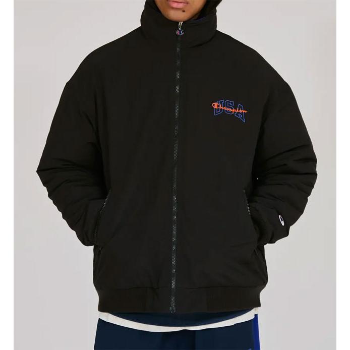 送料無料 長袖 メンズ AW 秋冬 新作 秋新作 冬新作 人気 流行 定番 2026 チャンピオン Champion C3-C617 090 370 アウター ジップジャケット 防寒 コート アパレル 上着 羽織 保温 リラックスシルエット 防風 前開き ウェア ブラック 黒 ネイビー 服 Champion（チャンピオン） アウター メンズ ジップジャケット 防寒