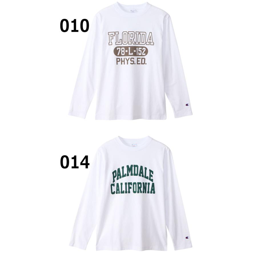 チャンピオン Tシャツ メンズ ロングスリーブTシャツ ロンT トップス 長袖 丸首 クルーネック C3-V408 アパレル｜smw｜10