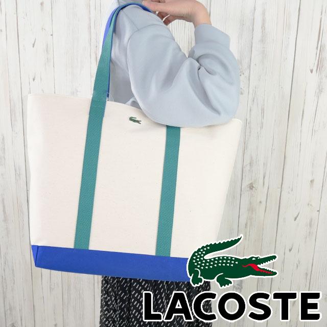 ラコステ　LACOSTE トートバック　ショッピングバック LACOSTE ラコステ トートバッグ メンズ レディース サマーパック