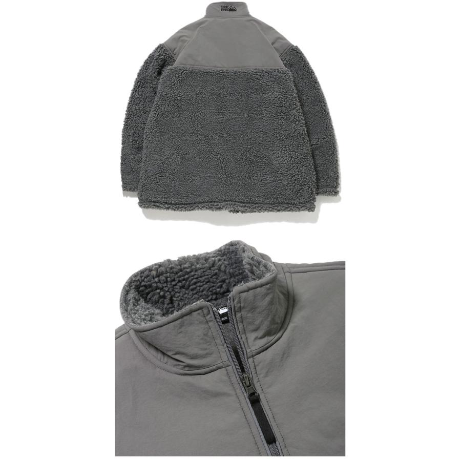 名作　14AW Name. ノーカラー　ボアジャケット　フリース womens-14326374-s-new-era-