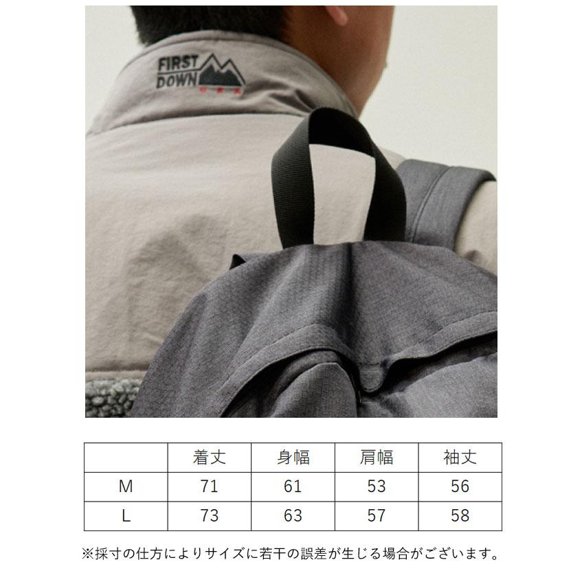 FIRST DOWN（ファーストダウン） メンズ ボアジャケット ボアフリース