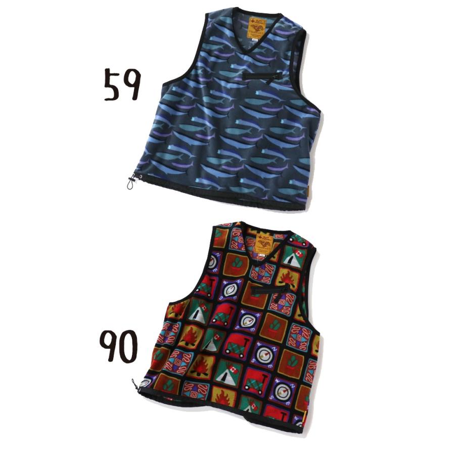 ジムマスター gymmaster メンズ レディース トップス 総柄フリースベスト カットソー アパレル アウター Vネック チョッキ 服 上着 G921663 トライバル メープル |  | 06