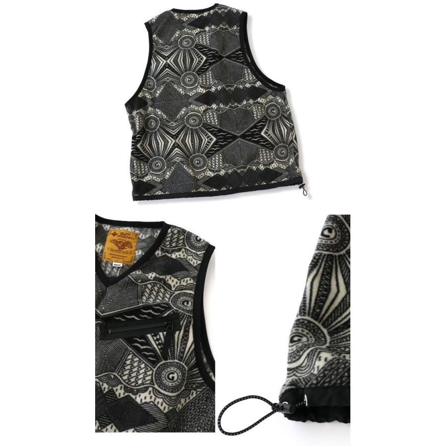 ジムマスター gymmaster メンズ レディース トップス 総柄フリースベスト カットソー アパレル アウター Vネック チョッキ 服 上着 G921663 トライバル メープル |  | 07