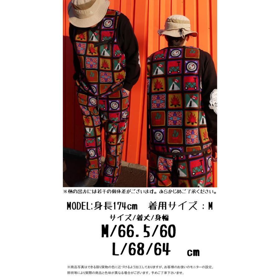 ジムマスター gymmaster メンズ レディース トップス 総柄フリースベスト カットソー アパレル アウター Vネック チョッキ 服 上着 G921663 トライバル メープル |  | 09