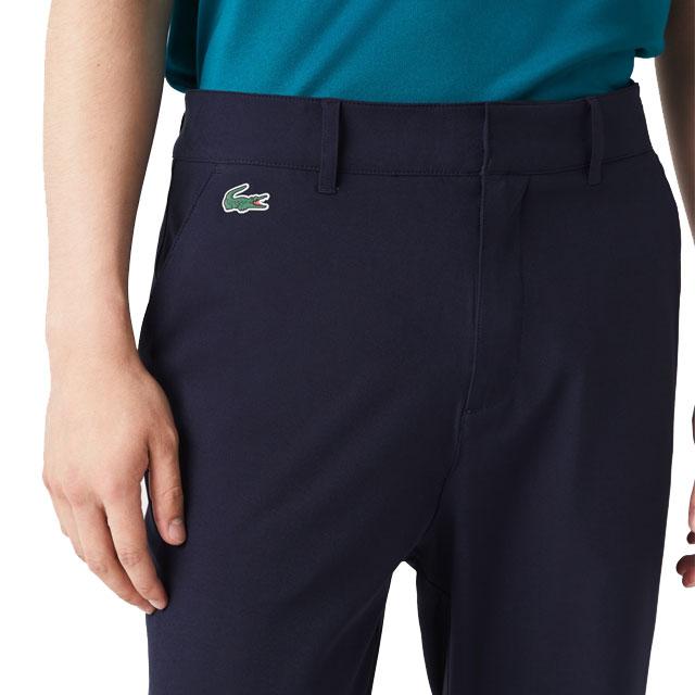 ラコステ ストレッチ タフタソリッドゴルフパンツ ネイビー 40サイズ LACOSTE ラコステ メンズ ボトムス ストレッチフタフタソリッド