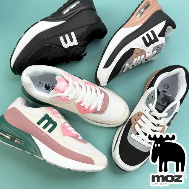 moz（モズ） 厚底 スニーカー レディース ローカット エアークッション