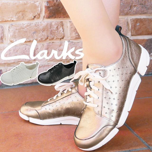 クラークス Clarks レディース スニーカー トライアメリア エッジ ローカット 本革 レザースニーカー505g シルバー ホワイト 白 ブラック 黒 I12 505g シューマートワールド 通販 Yahoo ショッピング