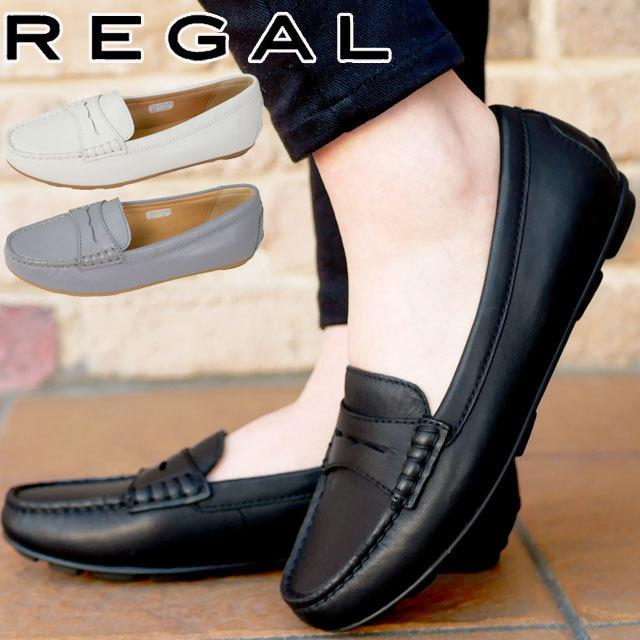 リーガル REGAL レディース ドライビングシューズ靴 スリッポン