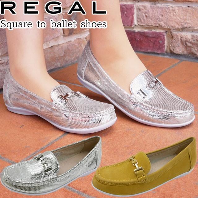 リーガル Regal モカシン レディース ドライビングシューズ フラットシューズ ローファー スリッポン シルバー マスタード 本革 ヌバック F19h シューマートワールド 通販 Paypayモール