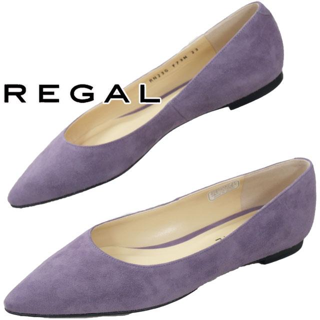 REGAL（リーガル） ポインテッドトウフラットパンプス レディース