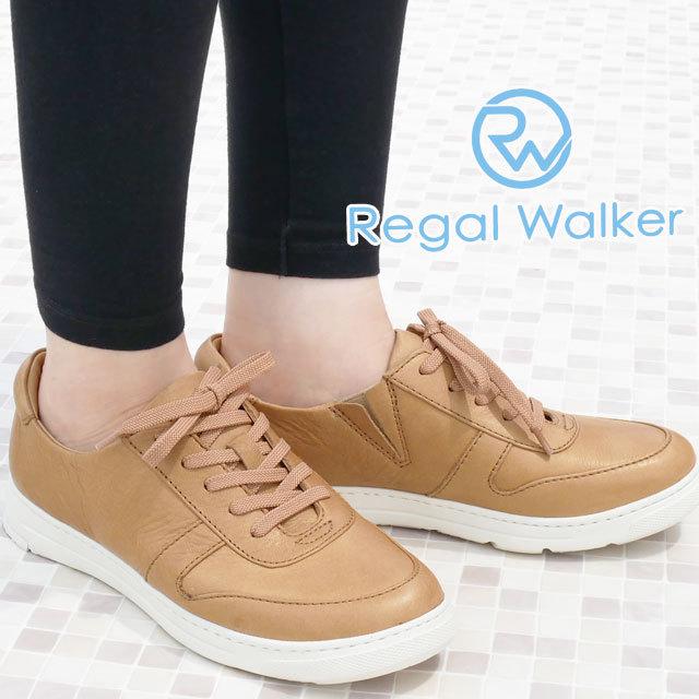 リーガルウォーカー Regal Walker レディース スニーカー ローカット レザースニーカー Hc 本革ベージュ ワイズ3e 4e 調節可能 I14a Hc Bg シューマートワールド 通販 Yahoo ショッピング