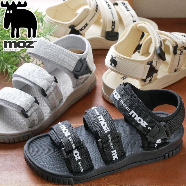 moz（モズ） レディース サンダル スポーツサンダル 3本ベルト