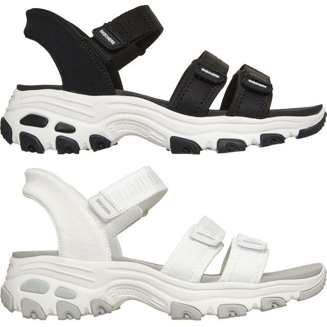 SKECHERS（スケッチャーズ） スリップインズ 厚底 サンダル レディース