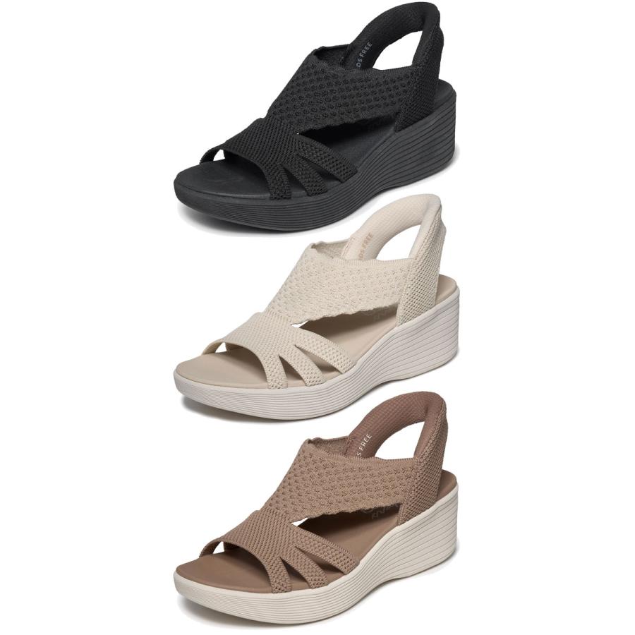 SKECHERS（スケッチャーズ） スリップインズ 厚底 サンダル レディース