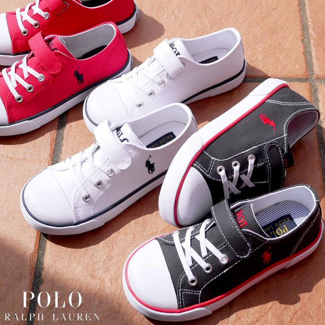 ポロ ラルフローレン Polo Ralph Lauren 男の子 女の子 子供靴 キッズ ジュニア スニーカー カーソン Ez ローカット ベルクロ 9904 シューマートワールド 通販 Paypayモール
