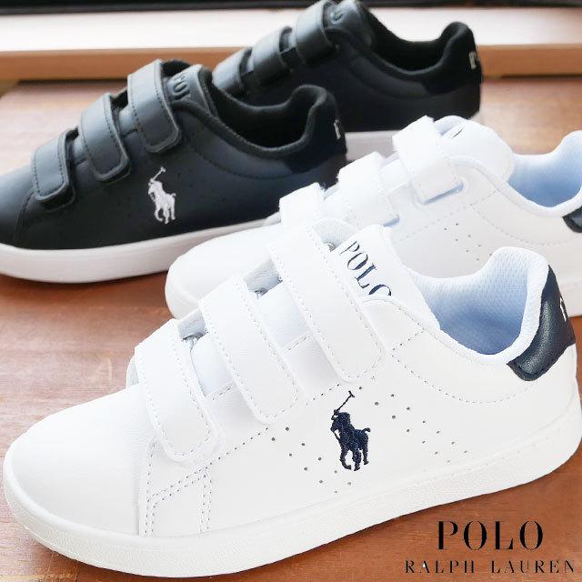 ポロ ラルフローレン Polo Ralph Lauren 男の子 女の子 子供靴 キッズ ジュニア スニーカー クインシー コート Ez ローカット ベルクロ Rf 白 Rf 黒 シューマートワールド 通販 Paypayモール