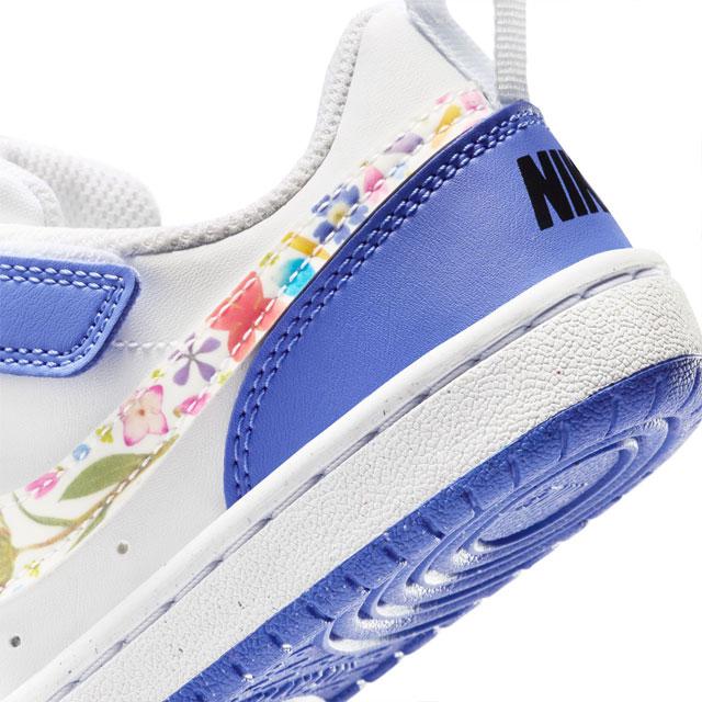 NIKE（ナイキ） スニーカー キッズ 女の子 コート ボロー LOW FL (PS