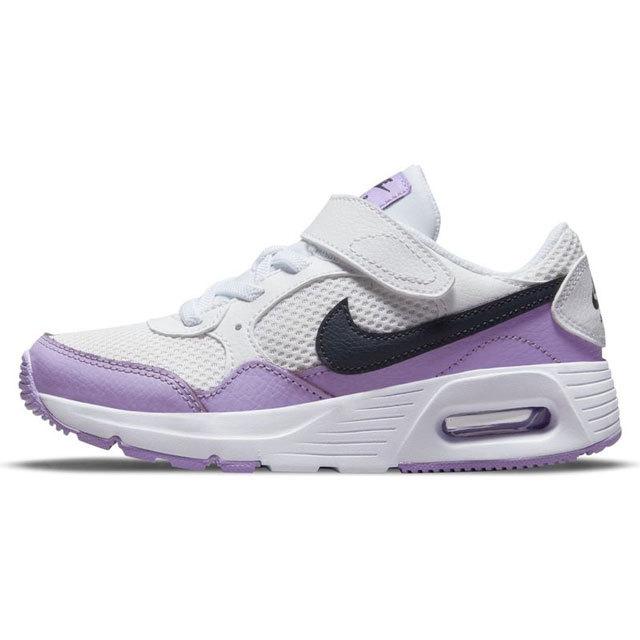 ナイキ Nike 女の子 子供靴 キッズ ジュニア スニーカー エアマックス Sc Psv ローカット 子供用運動靴 Cz5356 107 ホワイト オフノアール ライラック シューマートワールド 通販 Paypayモール