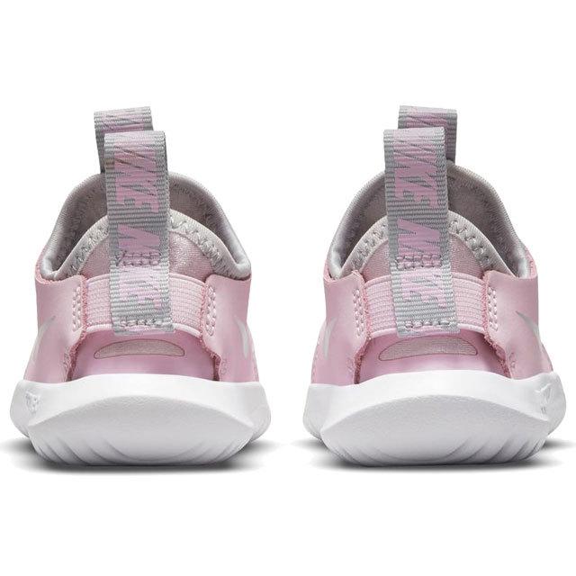 ナイキ Nike 女の子 子供靴 キッズ ベビー スリッポン ベビーシューズ フレックスランナー Td ピンクフォーム At4665 609 メタリックシルバー おしゃれ