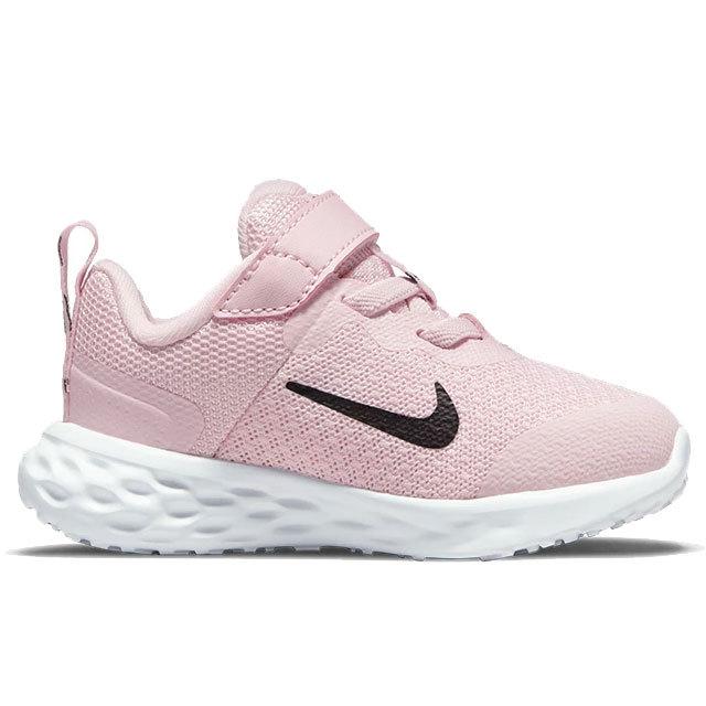 ナイキ Nike 女の子 子供靴 キッズ ベビー スニーカー レボリューション 6 Nn Tdv ベビーシューズ Dd1094 608 ピンクフォーム ブラック シューマートワールド 通販 Paypayモール