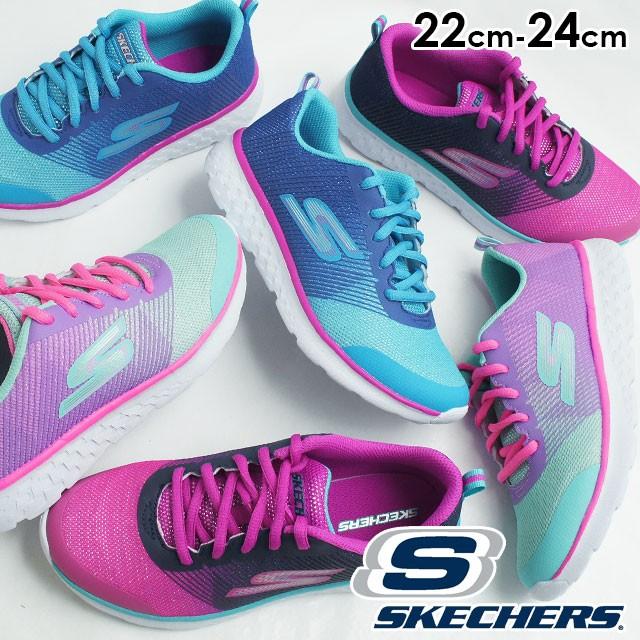 スケッチャーズ Skechers スニーカー 女の子 子供靴 キッズ ジュニア l ローカット 紐靴 運動靴 ゴーラン 400 シマーズームス シューマートワールド 通販 Paypayモール