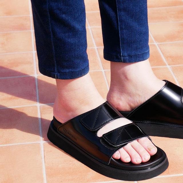 SUPERGA スペルガ レディース 厚底 サンダル 靴 1918スライド ダブル