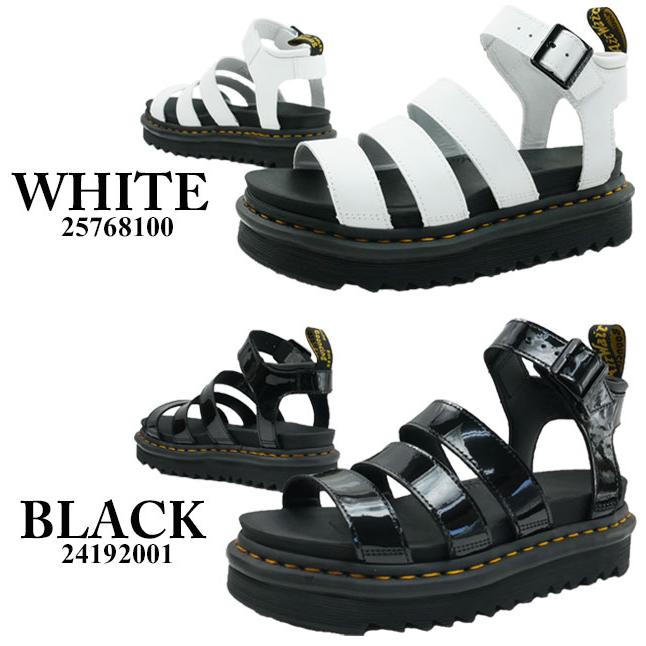 ドクターマーチン Dr Martens レディース サンダル ブレアー 厚底サンダル ストラップサンダル ホワイト 白 ブラック 黒 2576 Ia Blaire シューマートワールド 通販 Yahoo ショッピング