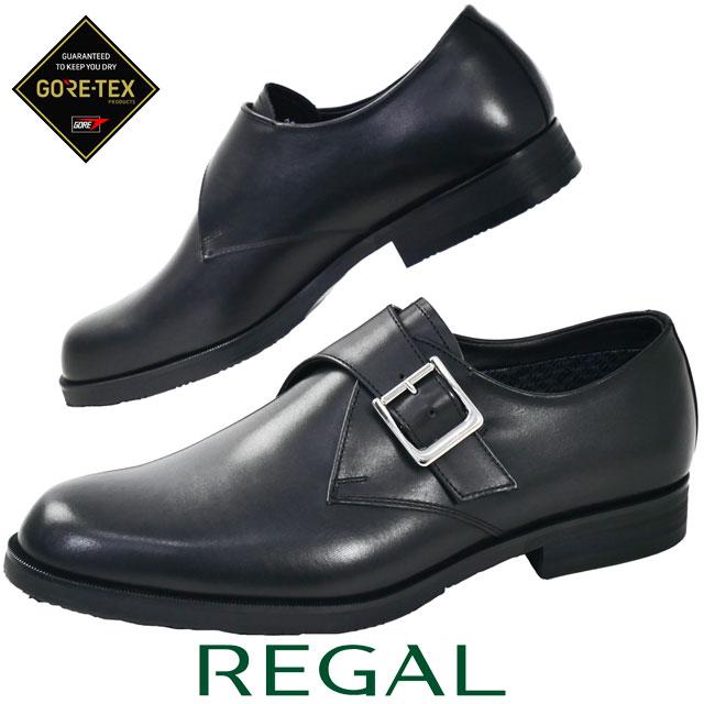 REGAL（リーガル） 防水 ビジネスシューズ メンズ モンクストラップ