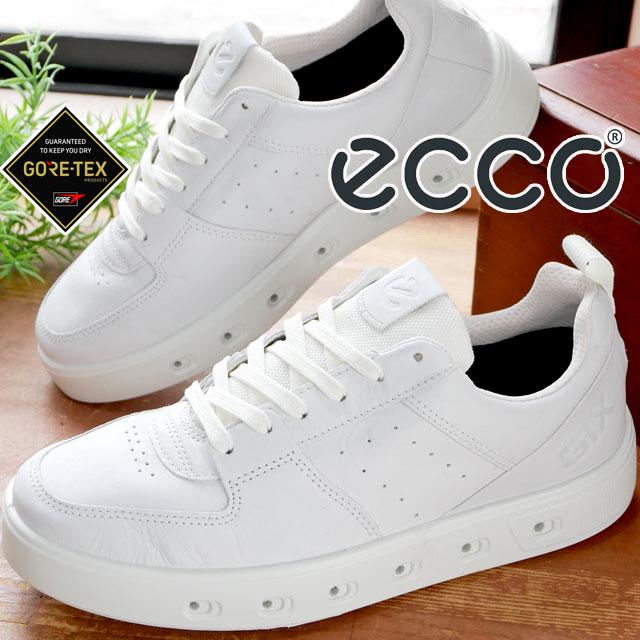 ECCO メンズ スニーカー ホワイト サイズ44 ecco（エコー） メンズ スニーカー ストリート 720 M ゴアテックス