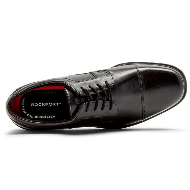 【数回使用程度】ロックポート ストレートチップ ウォータープルーフ ブラック ROCKPORT ロックポート ビジネスシューズ 防水 メンズ テイラー