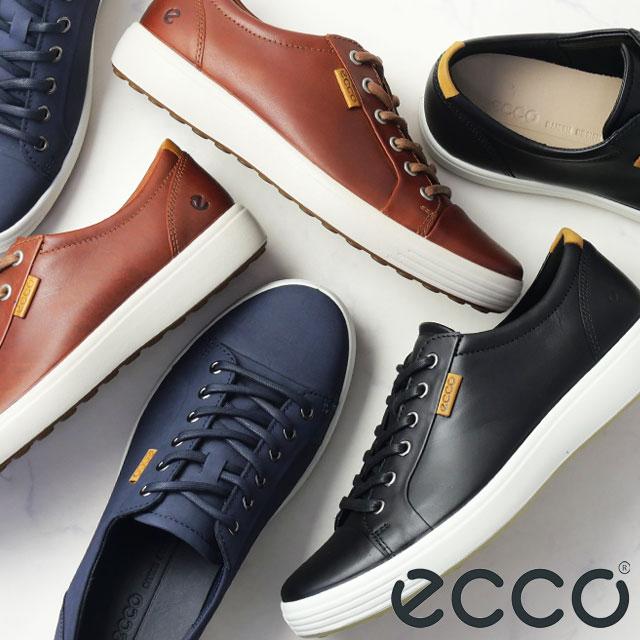 ecco（エコー） スニーカー メンズ ソフト 7 ローカット 脱ぎ履きし