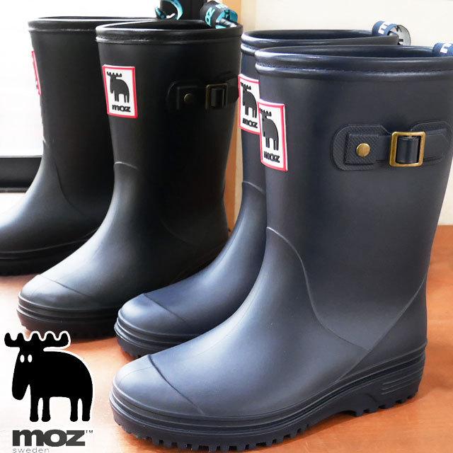 モズ Moz 男の子 女の子 子供靴 キッズ ジュニア レインブーツ レインシューズ 長靴 Mz 04 ブラック