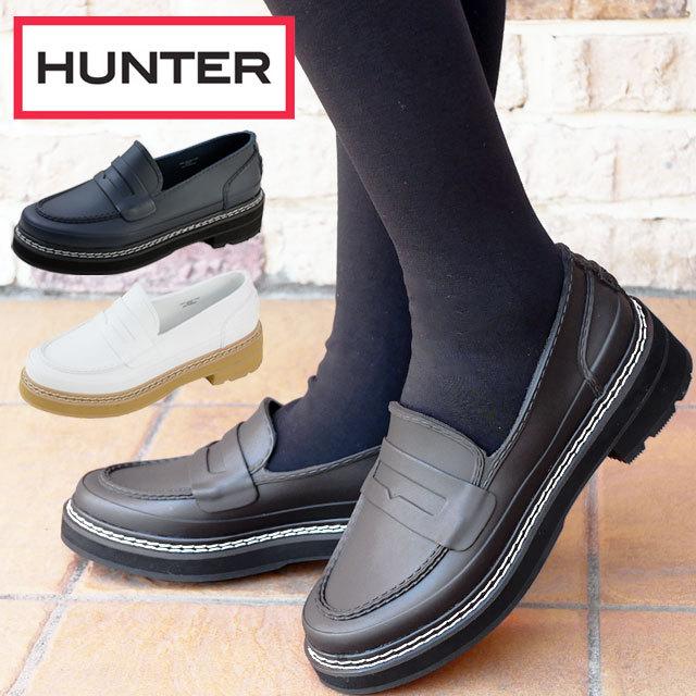 HUNTER ハンター レディース ローファー リファイン スティッチ HUNTER ハンター レディース ローファー リファイン スティッチ