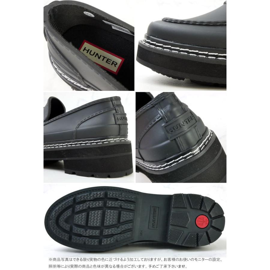 HUNTER ハンター レディース ローファー リファイン スティッチ HUNTER ハンター レディース ローファー リファイン スティッチ