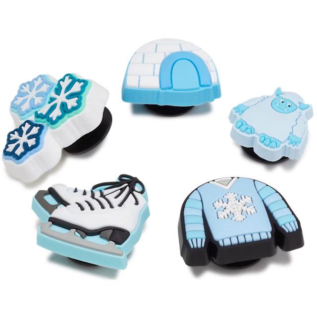 チャーム　5こ crocs（クロックス） ジビッツ ウィンターワンダーランド 5パック 5