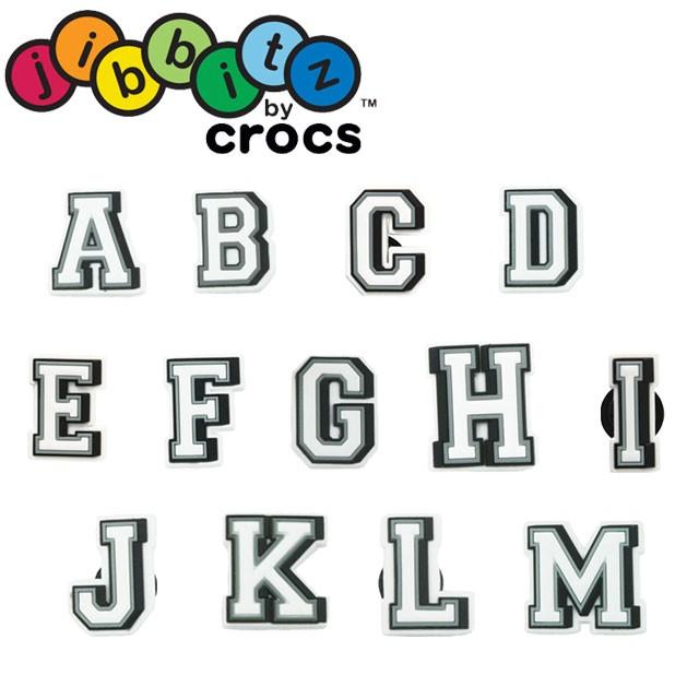 クロックス crocs ジビッツ jibbitz letter キッズ 