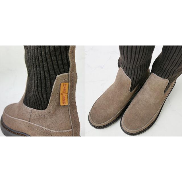 Minnetonka（ミネトンカ） レディース ブーツ ロングリブニット×タンク