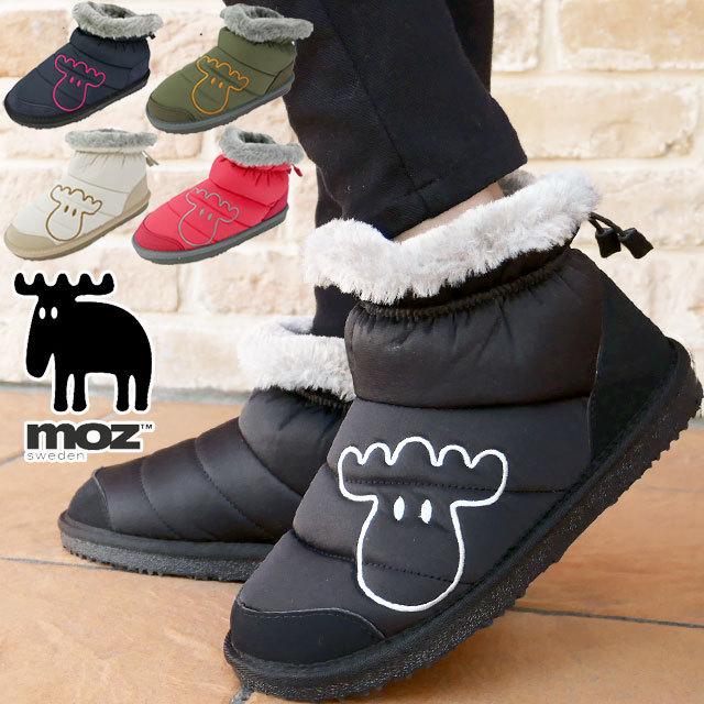 モズ MOZ レディース ナイロンキルトブーツ ウインターブーツ スノー