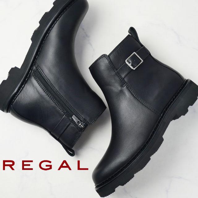 REGAL（リーガル） ベルト付きショートブーツ レディース 本革