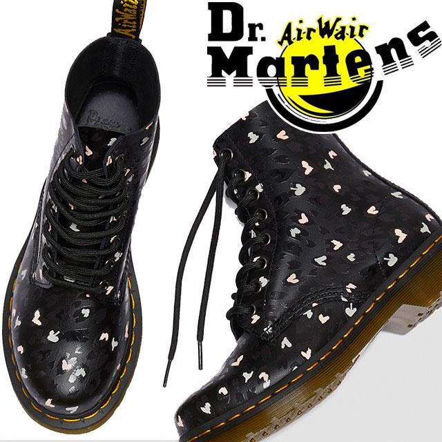 交換無料 ドクターマーチン Dr Martens レディース ブーツ 1460 パスカル 8ホールブーツ レースアップブーツ 8eye Boot ショートブーツ ハートブラック マルチ 宅送 Homeofmalones Com