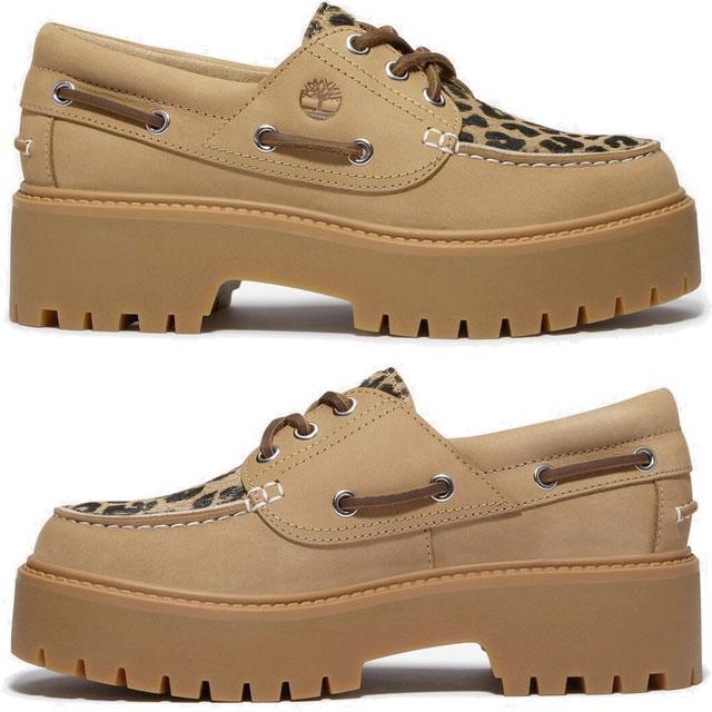 Timberland（ティンバーランド） 厚底 モカシン レディース ストーン 