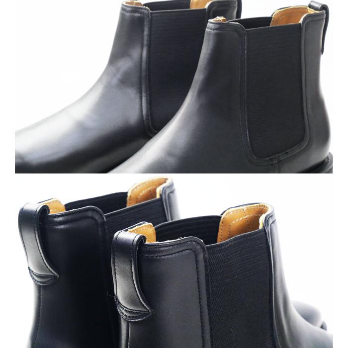 REGAL（リーガル） サイドゴアブーツ メンズ 雪道対応ソール 革靴 滑り