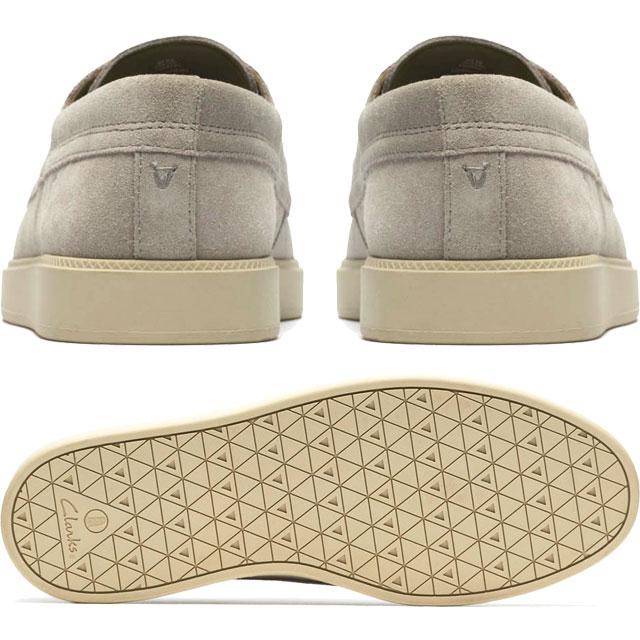 GORE-TEX スエード デッキシューズ グレー メンズのモカシン / デッキ