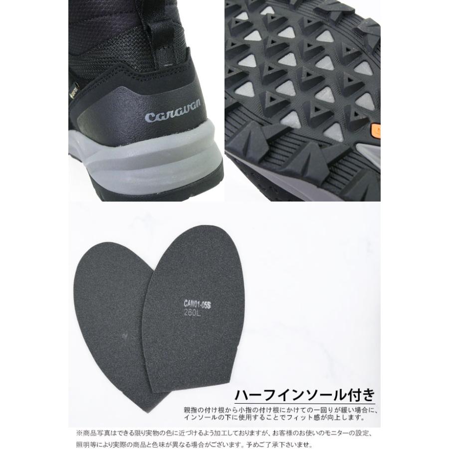 キャラバン（caravan） 防水 トレッキングシューズ メンズ C-H1 ミッド