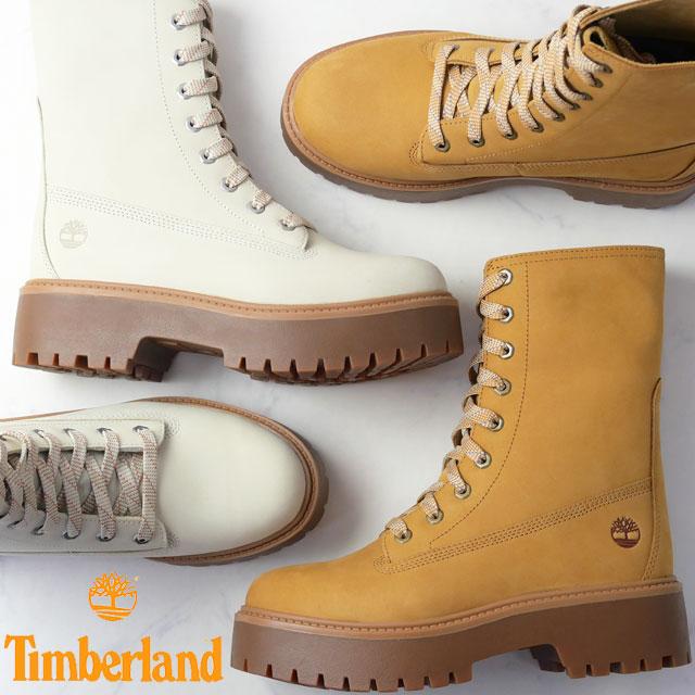 Timberland（ティンバーランド） 厚底 ブーツ レディース ストーン