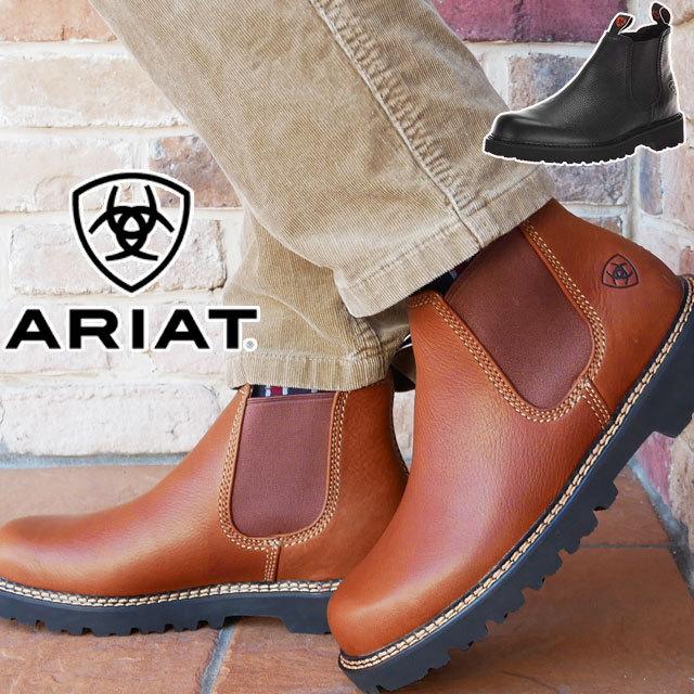 アリアット Ariat メンズ サイドゴアブーツ スポット ホグ ショートブーツ ワイズd レザーブーツ ピーナッツ ブラックディアタン シューマートワールド 通販 Paypayモール