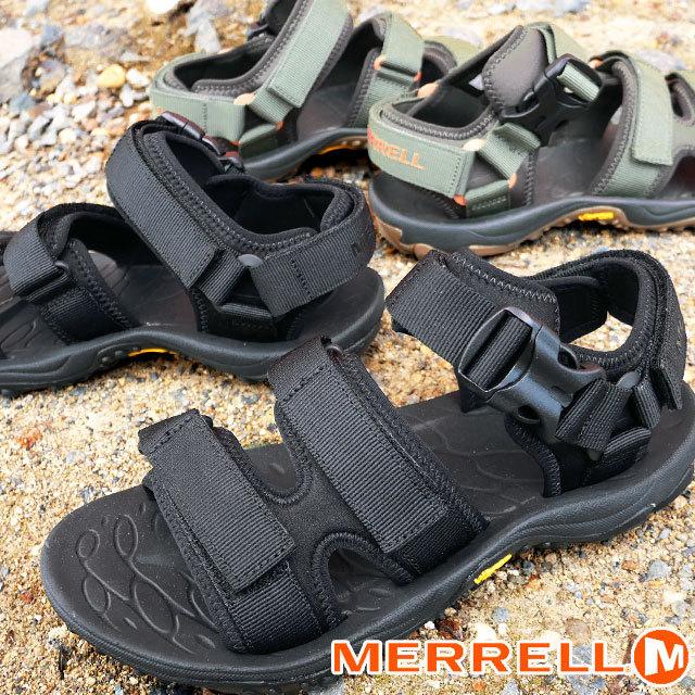 メレル Merrell メンズ サンダル カフナ 3 ストラップ スポーツサンダル スポサン J ブラック 黒 J オリーブ シューマートワールド 通販 Paypayモール